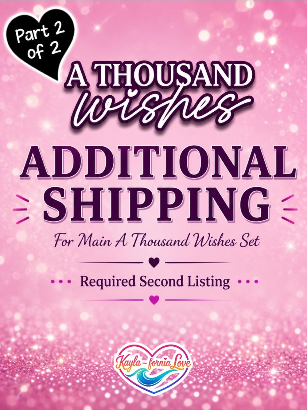 BBW A Thousand Wishes Additional Shipping Part 2 of 2